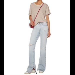 Current/Elliot The High Rise Split Boot Jean